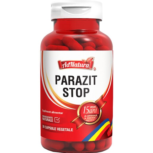 Supliment alimentar Parazit Stop, 30 capsule, ADNATURA Supliment alimentar Parazit Stop, 30 capsule, ADNATURA