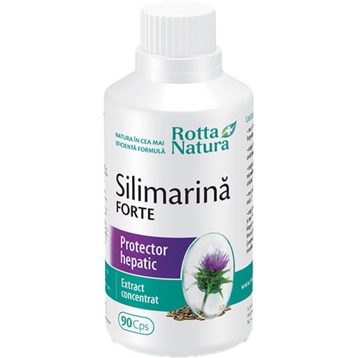 Supliment alimentar Silimarina Forte, 90 capsule, ROTTA NATURA Supliment alimentar Silimarina Forte, 90 capsule, ROTTA NATURA