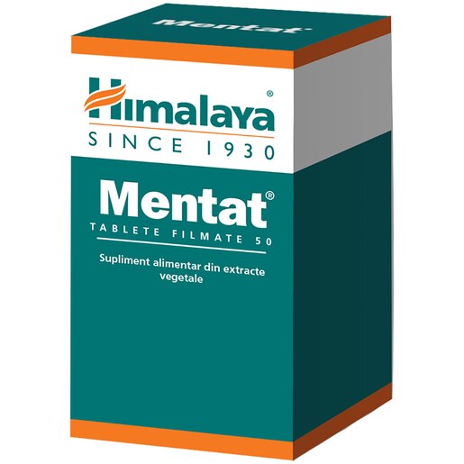Supliment alimentar Mentat, 50 comprimate, HIMALAYA Supliment alimentar Mentat, 50 comprimate, HIMALAYA