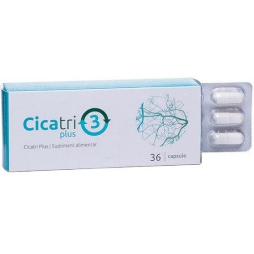 Supliment Cicatri Plus, 36 capsule, NATURPHARMA Supliment Cicatri Plus, 36 capsule, NATURPHARMA