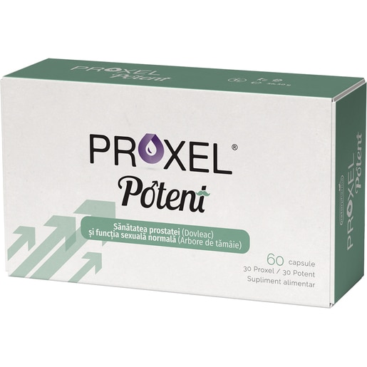 Supliment alimentar Proxel Potent, 60 capsule, NATURPHARMA Supliment alimentar Proxel Potent, 60 capsule, NATURPHARMA
