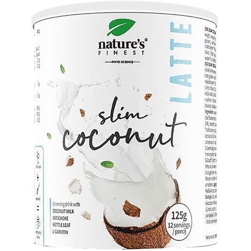 Supliment Slim Coconut Latte, 125 g, NUTRISSLIM Supliment Slim Coconut Latte, 125 g, NUTRISSLIM