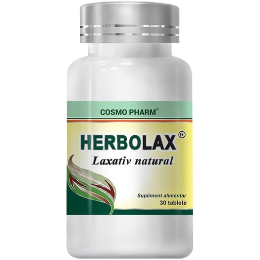 Supliment alimentar Herbolax, 30 tablete, COSMO PHARM Supliment alimentar Herbolax, 30 tablete, COSMO PHARM