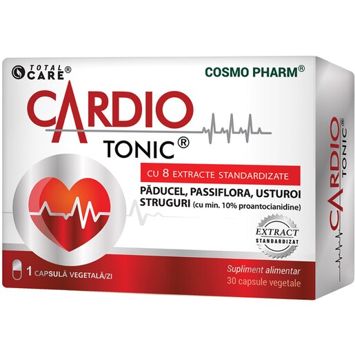 Supliment alimentar Cardiotonic Total Care, 30 capsule, COSMO PHARM Supliment alimentar Cardiotonic Total Care, 30 capsule, COSMO PHARM