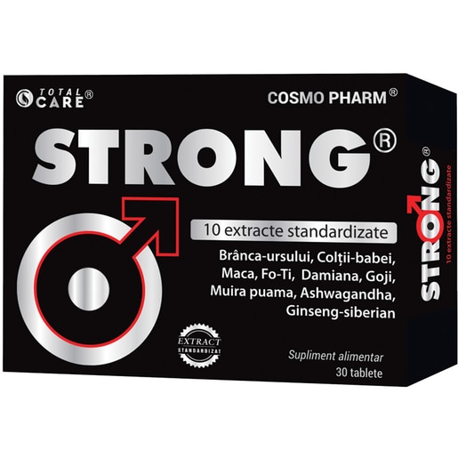 Supliment alimentar Strong, 30 tablete, COSMO PHARM Supliment alimentar Strong, 30 tablete, COSMO PHARM