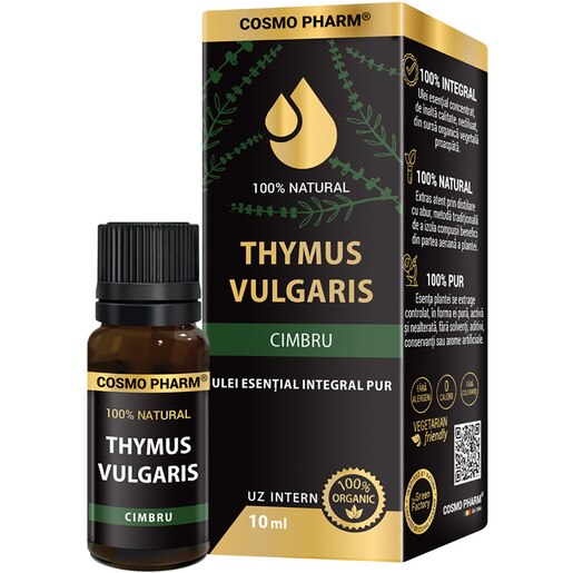 Ulei esential Cimbru, 10 ml, COSMO PHARM Ulei esential Cimbru, 10 ml, COSMO PHARM