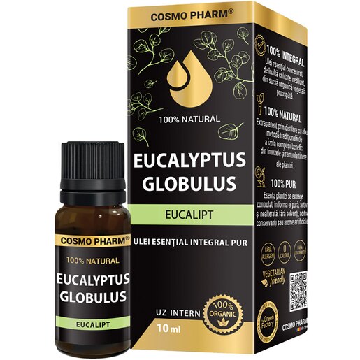 Ulei esential Eucalipt, 10 ml, COSMO PHARM Ulei esential Eucalipt, 10 ml, COSMO PHARM