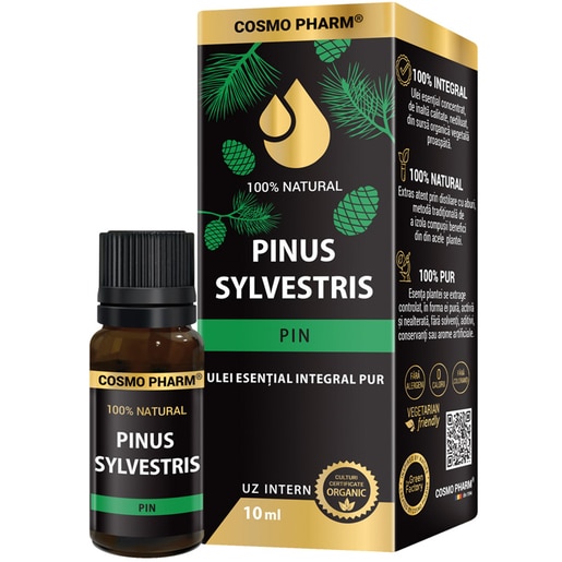 Ulei esential Pin, 10 ml, COSMO PHARM Ulei esential Pin, 10 ml, COSMO PHARM