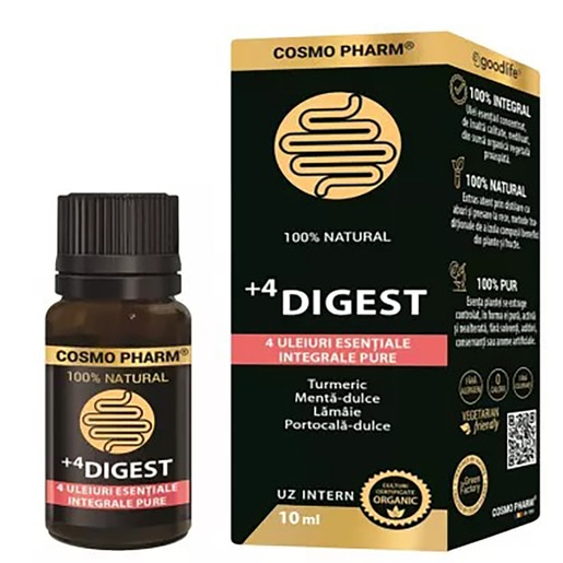 Ulei esential 4 Digest, 10 ml, COSMO PHARM Ulei esential 4 Digest, 10 ml, COSMO PHARM