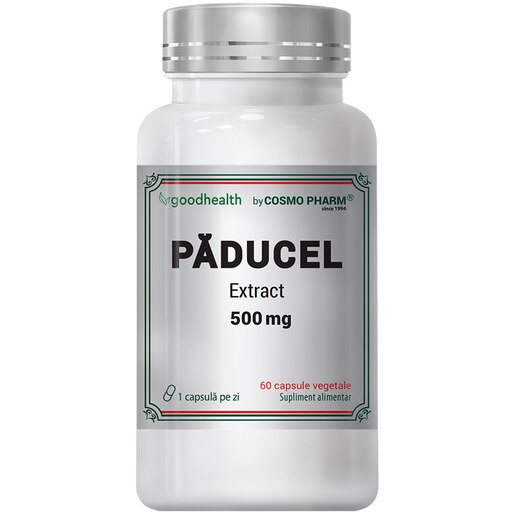 Supliment alimentar Paducel extract, 500 mg, 60 capsule, COSMO PHARM Supliment alimentar Paducel extract, 500 mg, 60 capsule, COSMO PHARM