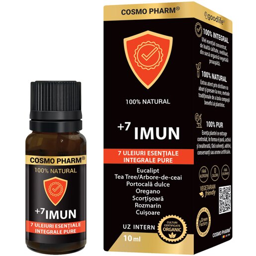 Ulei esential 7 Immun, 10 ml, COSMO PHARM Ulei esential 7 Immun, 10 ml, COSMO PHARM