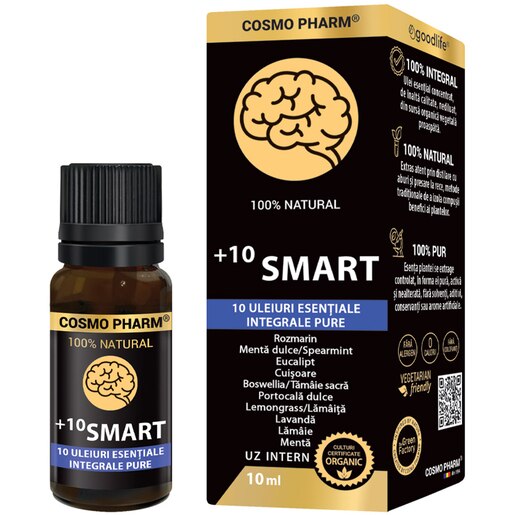Ulei esential 10 Smart, 10 ml, COSMO PHARM Ulei esential 10 Smart, 10 ml, COSMO PHARM