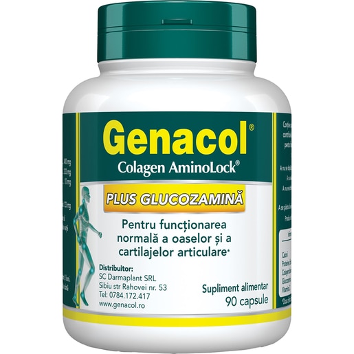 Supliment Glucozamina Plus, 90 capsule, GENACOL Supliment Glucozamina Plus, 90 capsule, GENACOL