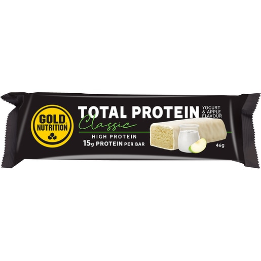 Baton proteic Total Protein, iaurt si mere, 46 g x 15 buc, GOLDNUTRITION Baton proteic Total Protein, iaurt si mere, 46 g x 15 buc, GOLDNUTRITION
