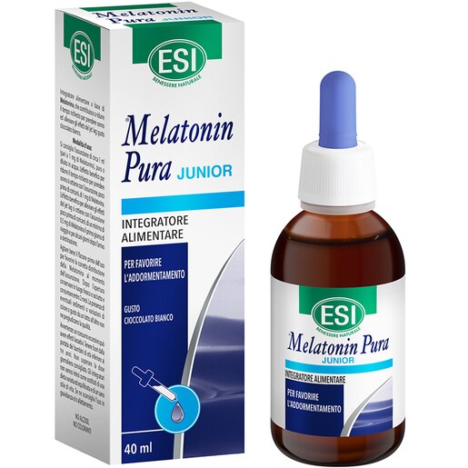 Supliment alimentar Melatonina pura Junior 1 mg, 40 ml, ESI Supliment alimentar Melatonina pura Junior 1 mg, 40 ml, ESI