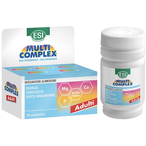 Supliment alimentar Multicomplex Multivitamine si Multiminerale Adulti, 30 comprimate, ESI Supliment alimentar Multicomplex Multivitamine si Multiminerale Adulti, 30 comprimate, ESI