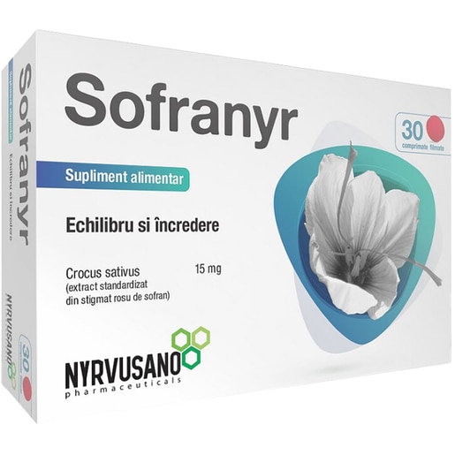Supliment alimentar Sofranyr, 30 comprimate filmate, NYRVUSANO Supliment alimentar Sofranyr, 30 comprimate filmate, NYRVUSANO