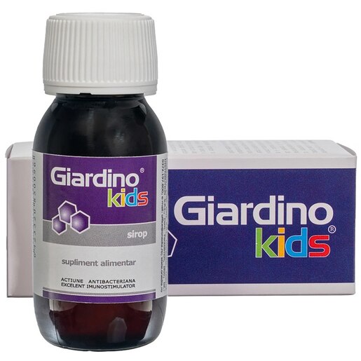 Supliment alimentar Sirop Antiparazitar Giardino Kids 60 ml, ONEDIA Supliment alimentar Sirop Antiparazitar Giardino Kids 60 ml, ONEDIA