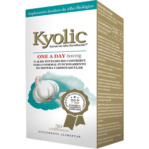 Supliment alimentar Usturoi One a Day 600MG, 30 comprimate, KYOLIC Supliment alimentar Usturoi One a Day 600MG, 30 comprimate, KYOLIC