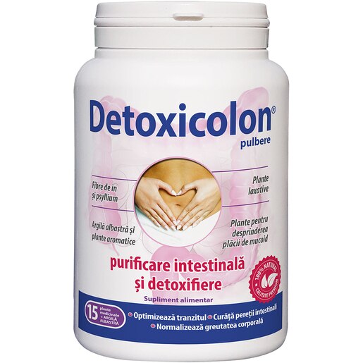 Supliment alimentar Detoxicolon, 450 gr, DACIA PLANT Supliment alimentar Detoxicolon, 450 gr, DACIA PLANT