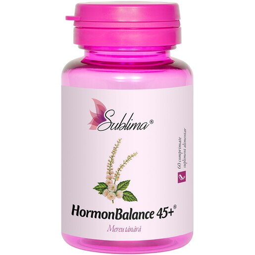 Supliment alimentar Hormonbalance 45+, 60 comprimate, DACIA PLANT Supliment alimentar Hormonbalance 45+, 60 comprimate, DACIA PLANT