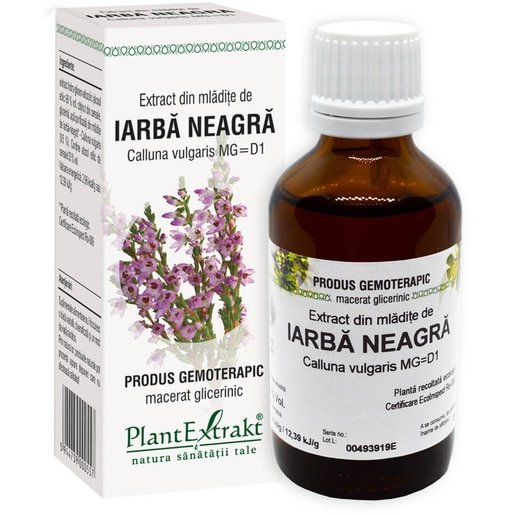 Extract din Mladite Iarba Neagra, 50 ml, PLANTEXTRAKT Extract din Mladite Iarba Neagra, 50 ml, PLANTEXTRAKT