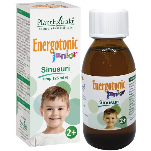 Supliment alimentar Sirop Sinusuri Energotonic Junior, 125 ml, PLANTEXTRAKT Supliment alimentar Sirop Sinusuri Energotonic Junior, 125 ml, PLANTEXTRAKT