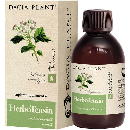 Supliment alimentar HerboTensin, 200 ml, DACIA PLANT Supliment alimentar HerboTensin, 200 ml, DACIA PLANT