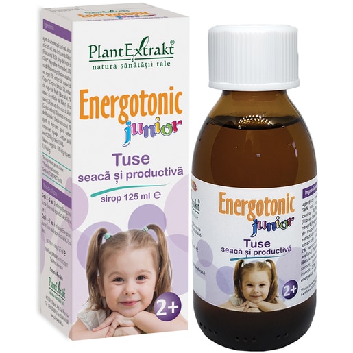 Supliment alimentar Sirop tuse Energotonic Junior, 125 ml, PLANTEXTRAKT Supliment alimentar Sirop tuse Energotonic Junior, 125 ml, PLANTEXTRAKT