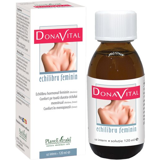 Supliment alimentar Donavital echilibru feminin, 120 ml, PLANTEXTRAKT Supliment alimentar Donavital echilibru feminin, 120 ml, PLANTEXTRAKT