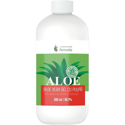 Supliment Aloe Vera, 500 ml, LABORATOARELE REMEDIA Supliment Aloe Vera, 500 ml, LABORATOARELE REMEDIA