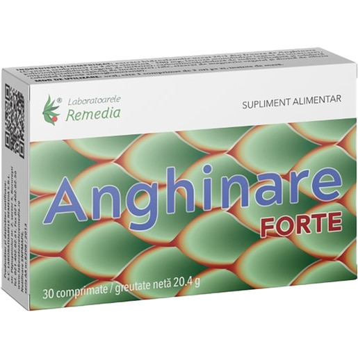 Supliment Anghinare Forte 500 mg, 30 comprimate, LABORATOARELE REMEDIA Supliment Anghinare Forte 500 mg, 30 comprimate, LABORATOARELE REMEDIA