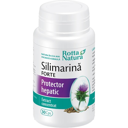 Supliment Silimarina Forte, 30 capsule, ROTTA NATURA Supliment Silimarina Forte, 30 capsule, ROTTA NATURA