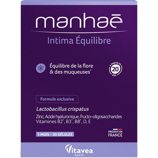 Supliment Intima Equilibre sanatatea florei intime Manhae, 30 capsule, VITAVEA Supliment Intima Equilibre sanatatea florei intime Manhae, 30 capsule, VITAVEA