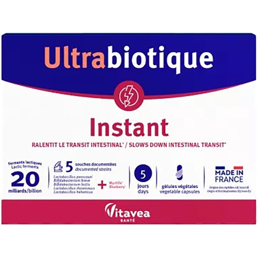 Supliment alimentar Probiotic Instant Ultrabiotique, 10 capsule vegetale, VEGE VITAVEA Supliment alimentar Probiotic Instant Ultrabiotique, 10 capsule vegetale, VEGE VITAVEA