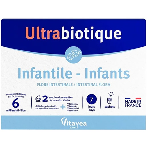 Supliment alimentar Probiotic Infantile, 7 plicuri, VITAVEA Supliment alimentar Probiotic Infantile, 7 plicuri, VITAVEA
