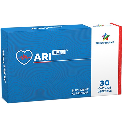 Supliment alimentar AriBleu, 30 capsule vegetale, BLEU PHARMA Supliment alimentar AriBleu, 30 capsule vegetale, BLEU PHARMA