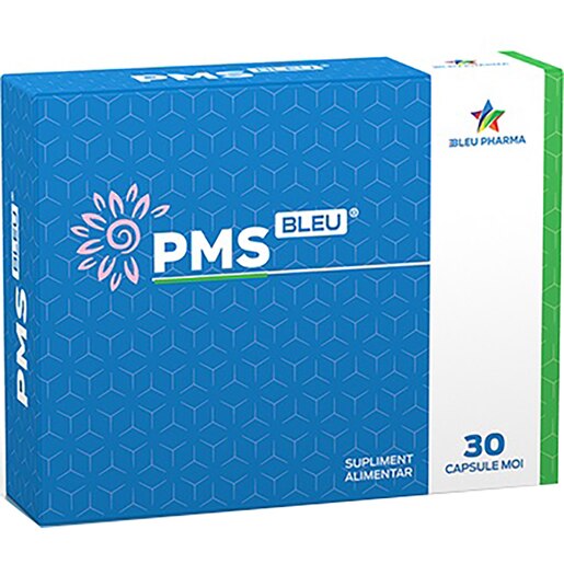 Supliment alimentar PMS Bleu, 30 capsule, BLEU PHARMA Supliment alimentar PMS Bleu, 30 capsule, BLEU PHARMA
