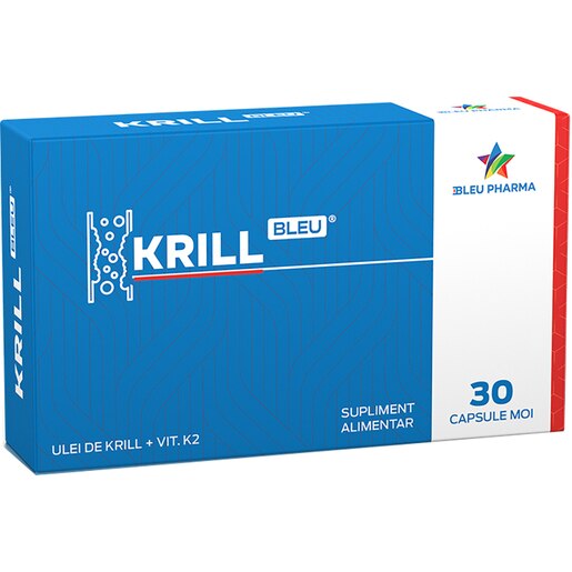 Supliment Krill Bleu, 30 capsule moi, BLEU PHARMA Supliment Krill Bleu, 30 capsule moi, BLEU PHARMA