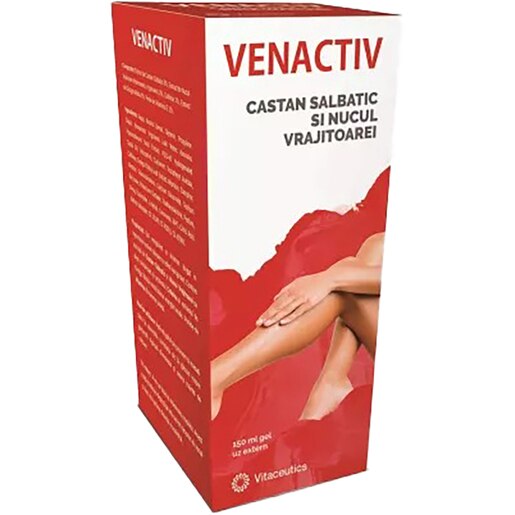 Supliment alimentar Venactiv gel 150 ml, VITACEUTICS Supliment alimentar Venactiv gel 150 ml, VITACEUTICS