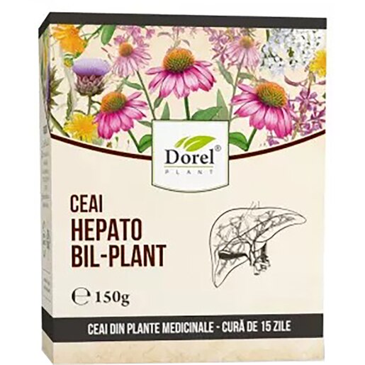 Ceai hepato-bil plant DOREL PLANT, 150 g Ceai hepato-bil plant DOREL PLANT, 150 g