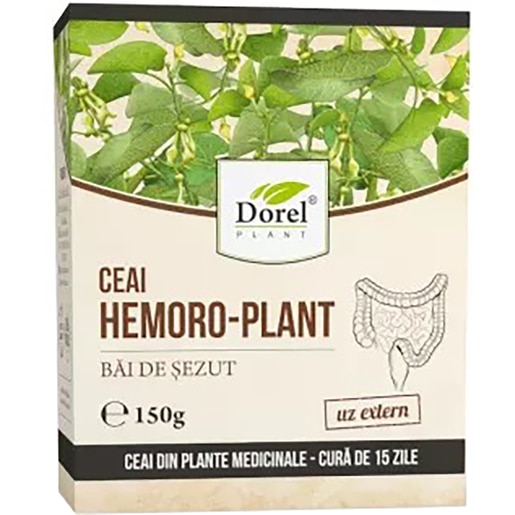 Ceai hemoro-plant DOREL PLANT, bai de sezut, 150 g Ceai hemoro-plant DOREL PLANT, bai de sezut, 150 g