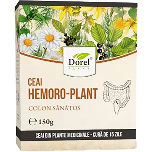 Ceai hemoro-plant DOREL PLANT, colon sanatos, 150 g Ceai hemoro-plant DOREL PLANT, colon sanatos, 150 g