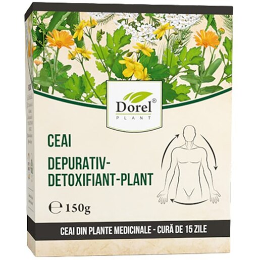 Ceai depurativ detoxifiant-plant DOREL PLANT, 150 g Ceai depurativ detoxifiant-plant DOREL PLANT, 150 g