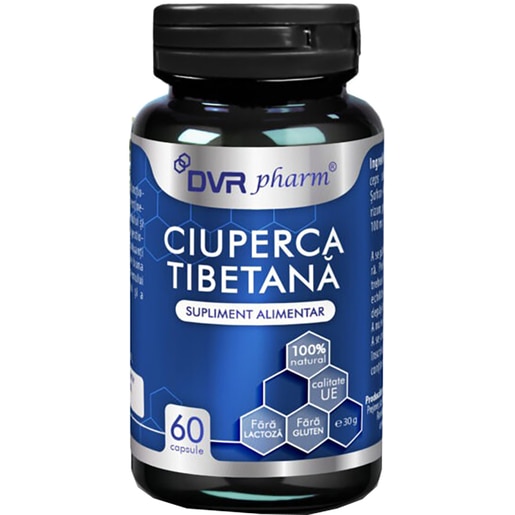 Supliment Ciuperca Tibetana, 60 capsule, DVR PHARM Supliment Ciuperca Tibetana, 60 capsule, DVR PHARM
