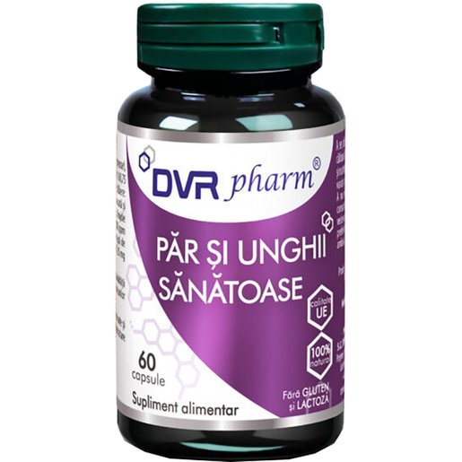 Supliment Par si Unghii sanatoase, 60 capsule, DVR PHARM Supliment Par si Unghii sanatoase, 60 capsule, DVR PHARM