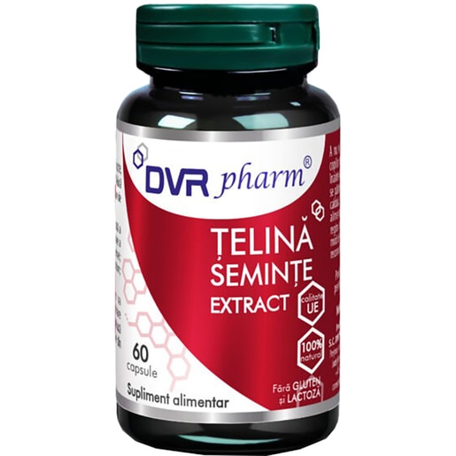 Supliment Seminte de Telina Extract, 60 capsule, DVR PHARM Supliment Seminte de Telina Extract, 60 capsule, DVR PHARM