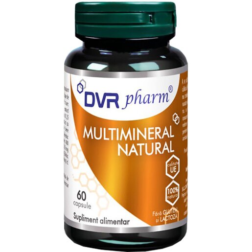 Supliment Multimineral natural, 60 capsule, DVR PHARM Supliment Multimineral natural, 60 capsule, DVR PHARM