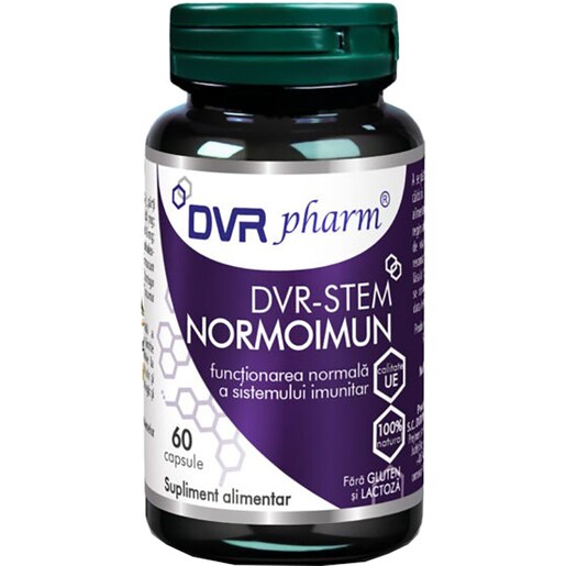 Supliment DVR-Stem Normoimun, 60 capsule, DVR PHARM Supliment DVR-Stem Normoimun, 60 capsule, DVR PHARM