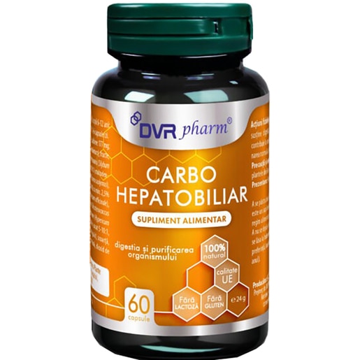 Supliment Carbohepatobiliar, 60 capsule, DVR PHARM Supliment Carbohepatobiliar, 60 capsule, DVR PHARM